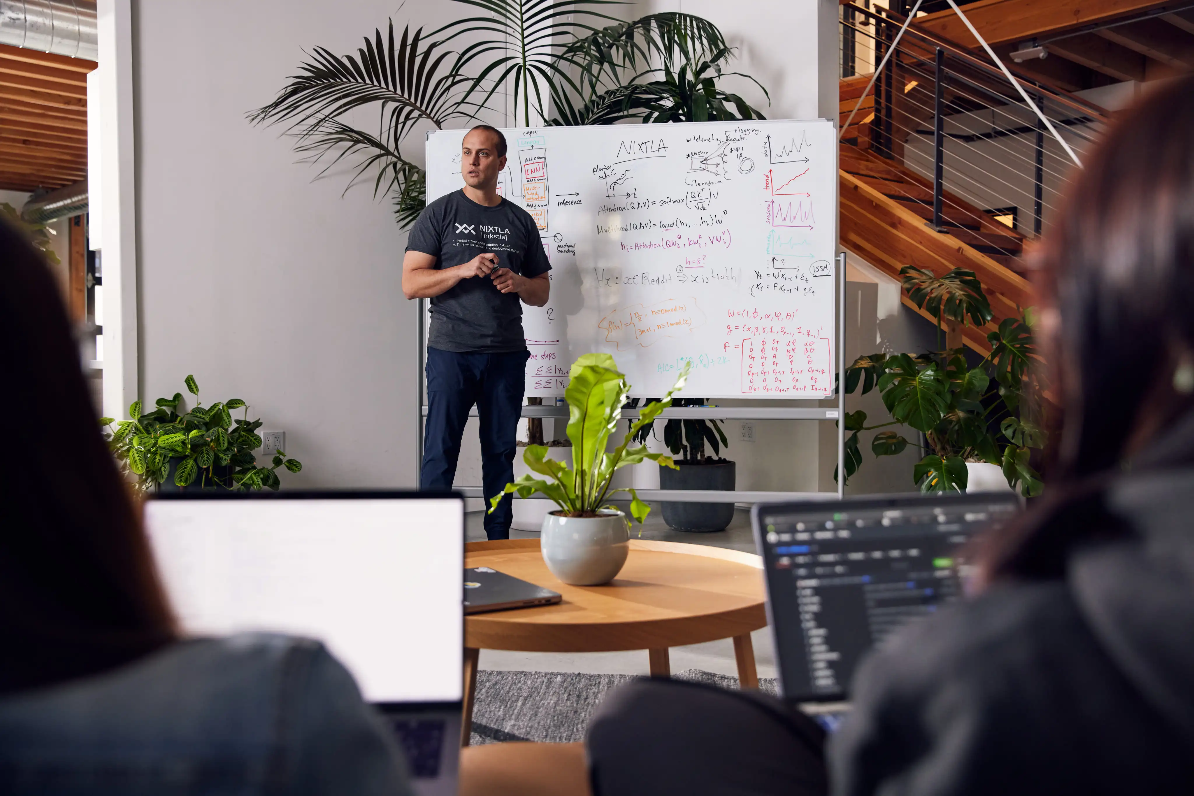 Nixtla office and workspace